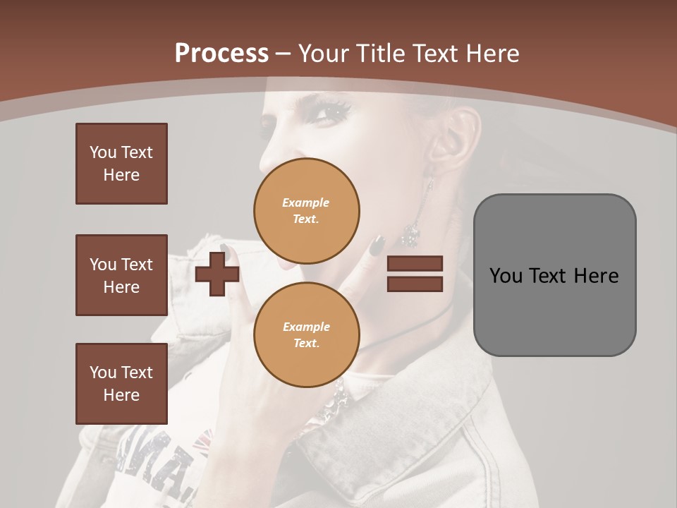 Beautiful Punk Girl PowerPoint Template