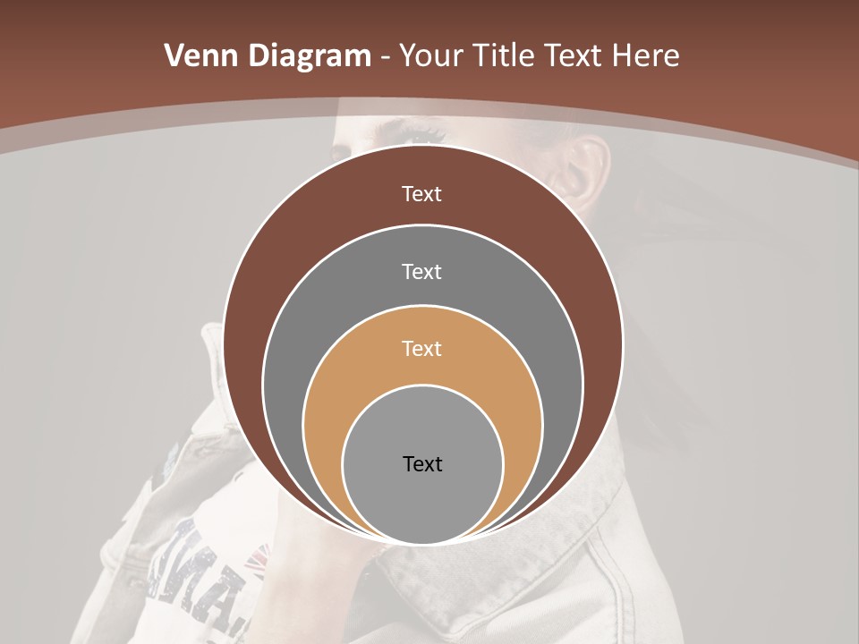 Beautiful Punk Girl PowerPoint Template