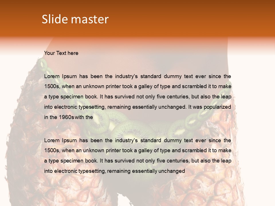 Girl Body PowerPoint Template