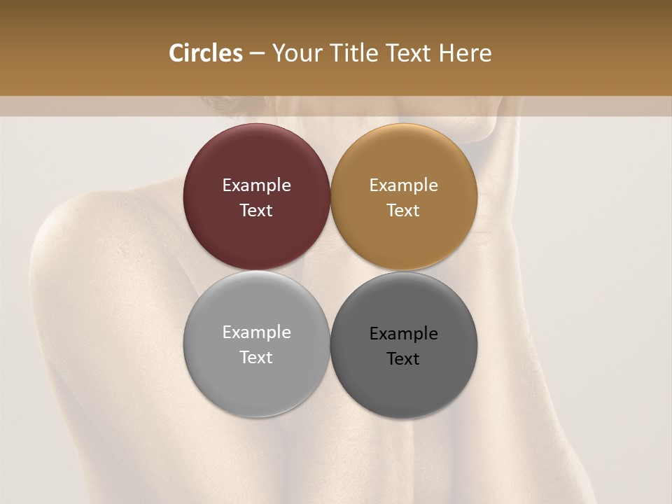 Bodypainting Gold PowerPoint Template