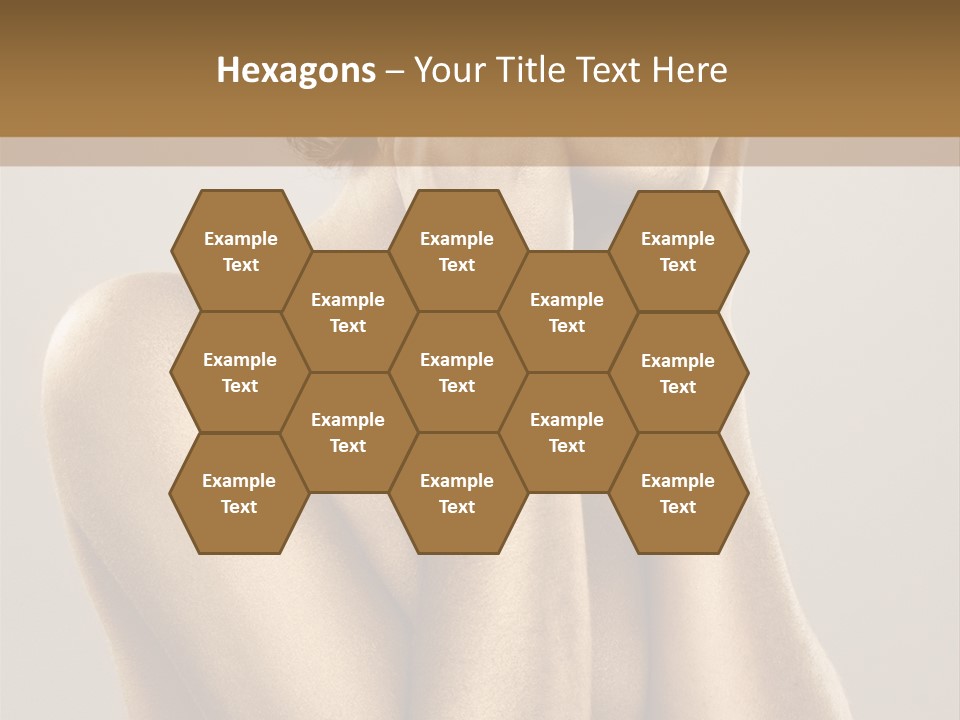 Bodypainting Gold PowerPoint Template