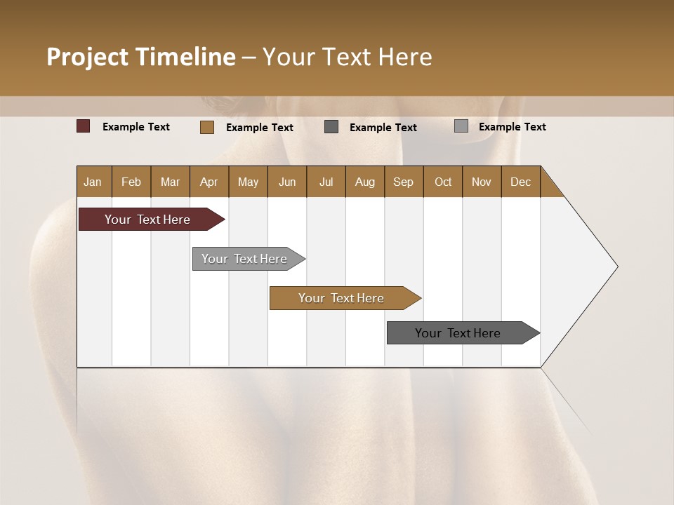 Bodypainting Gold PowerPoint Template