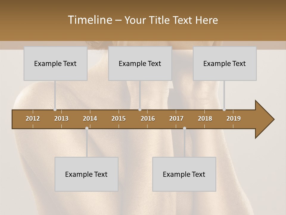 Bodypainting Gold PowerPoint Template