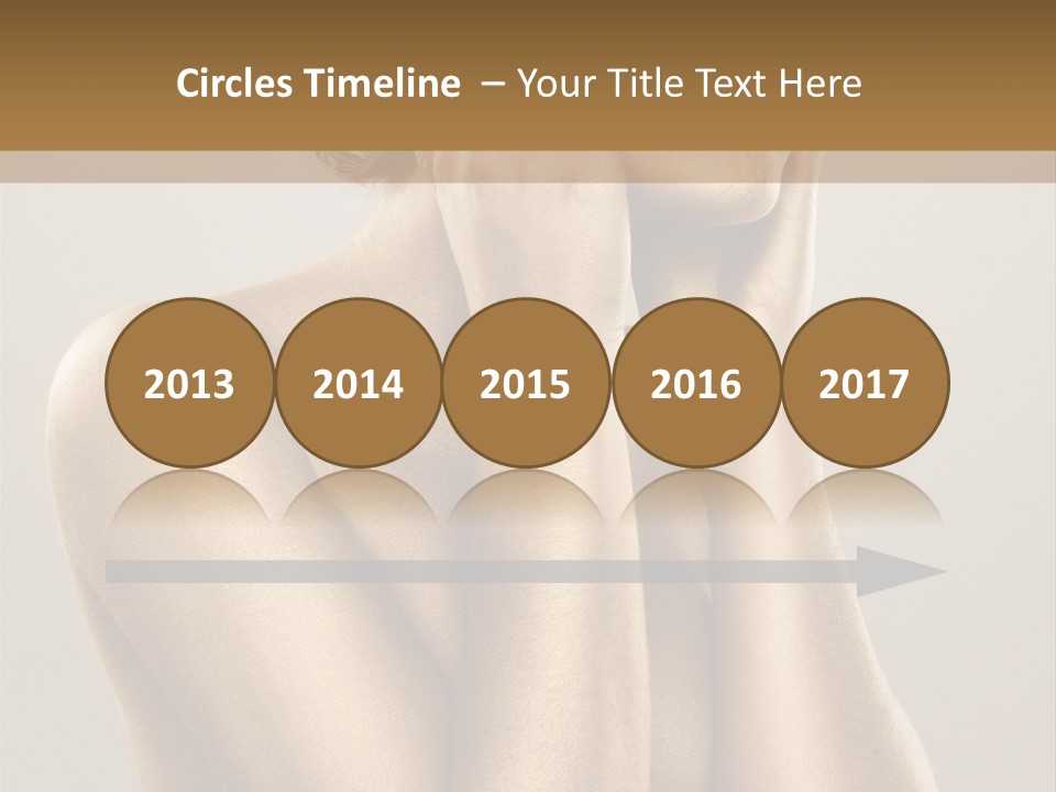 Bodypainting Gold PowerPoint Template