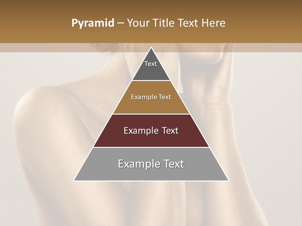 Bodypainting Gold PowerPoint Template