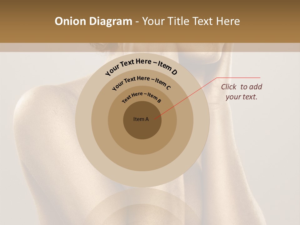 Bodypainting Gold PowerPoint Template