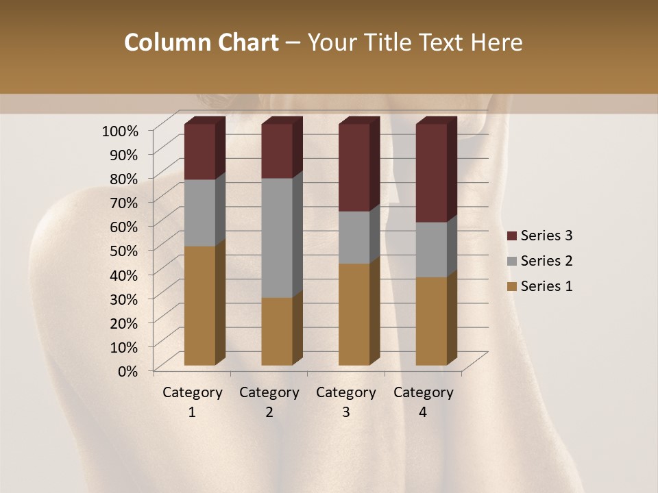 Bodypainting Gold PowerPoint Template