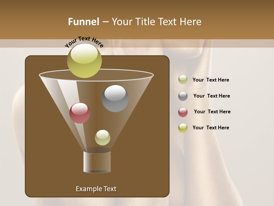 Bodypainting Gold PowerPoint Template