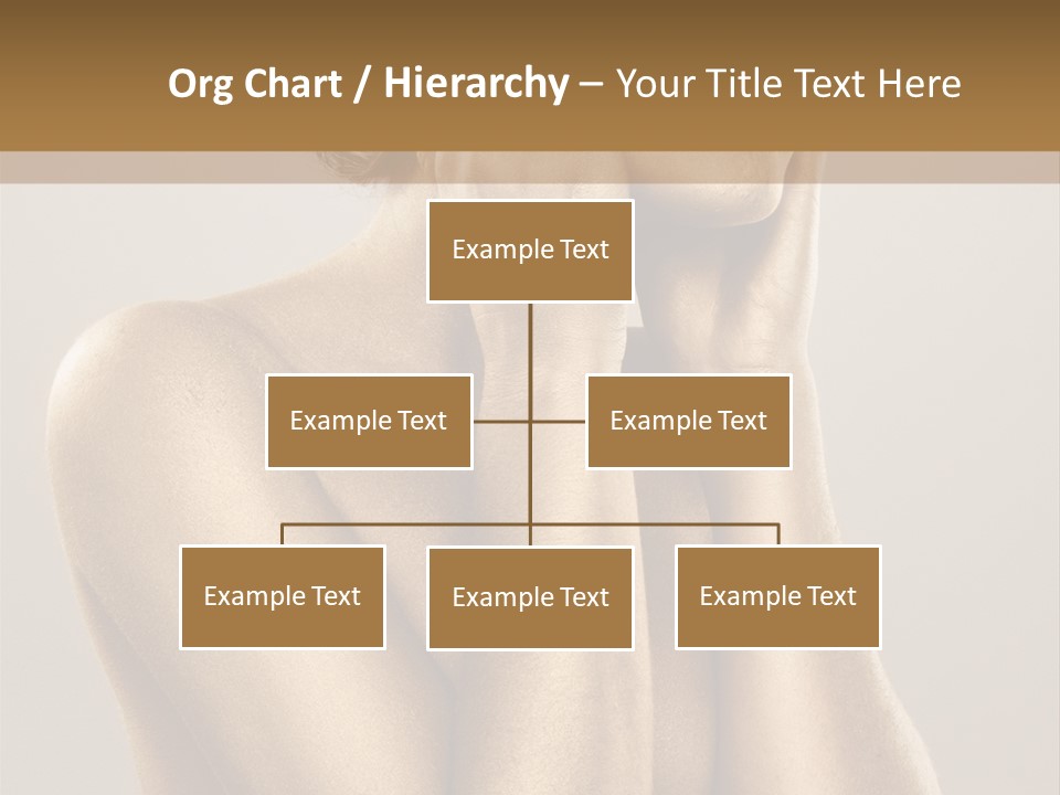 Bodypainting Gold PowerPoint Template