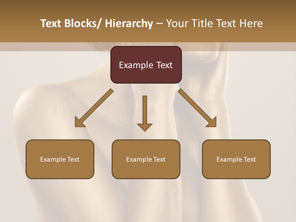 Bodypainting Gold PowerPoint Template