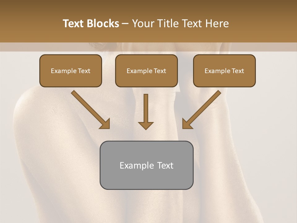 Bodypainting Gold PowerPoint Template