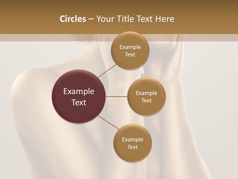 Bodypainting Gold PowerPoint Template