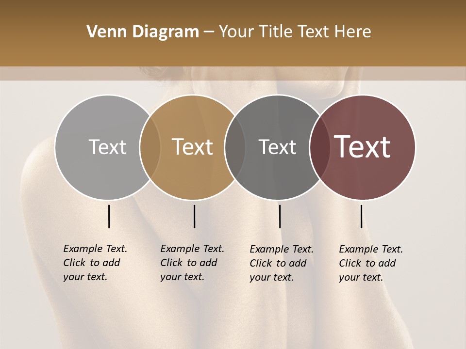 Bodypainting Gold PowerPoint Template