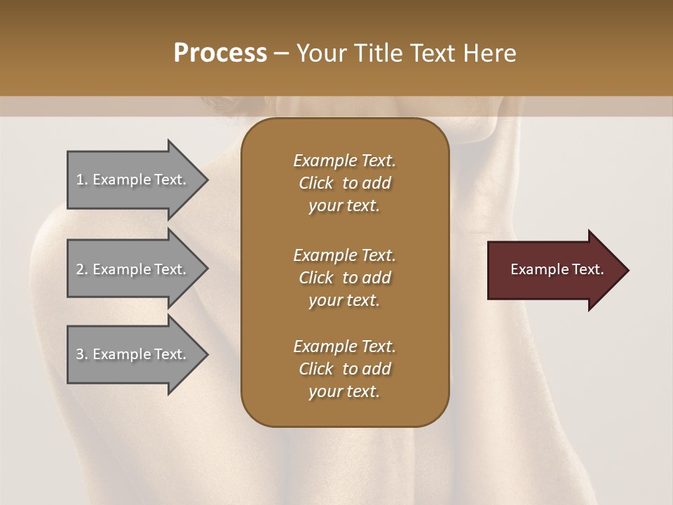 Bodypainting Gold PowerPoint Template