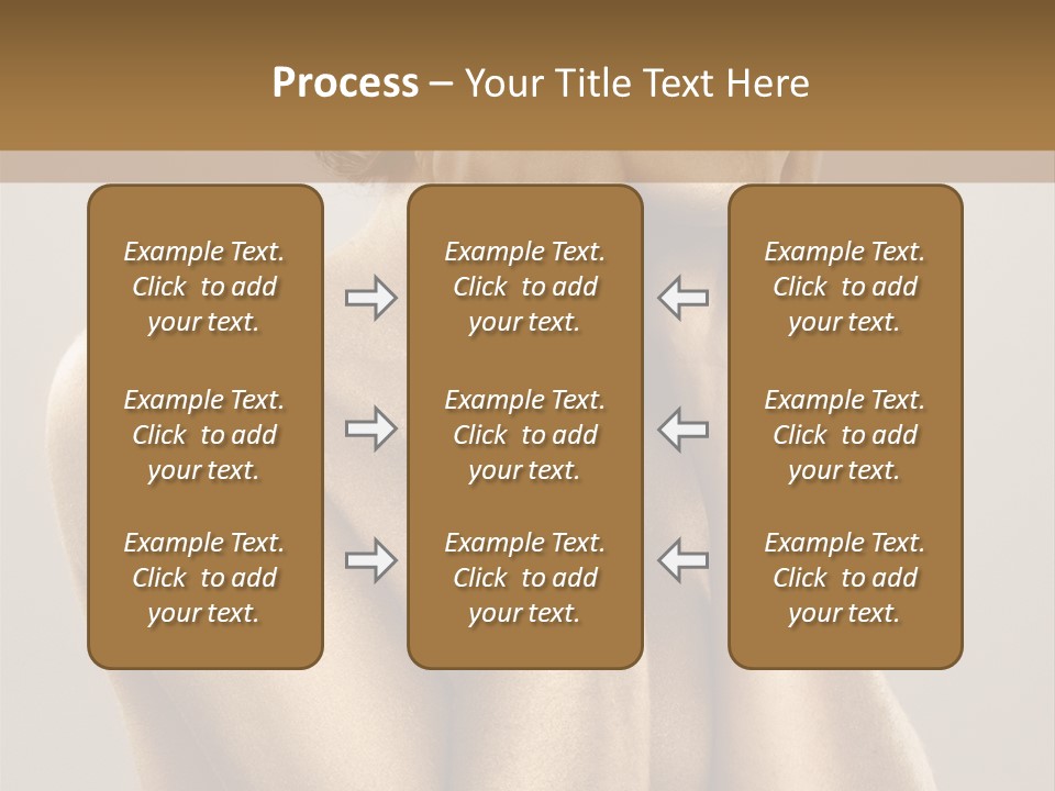 Bodypainting Gold PowerPoint Template