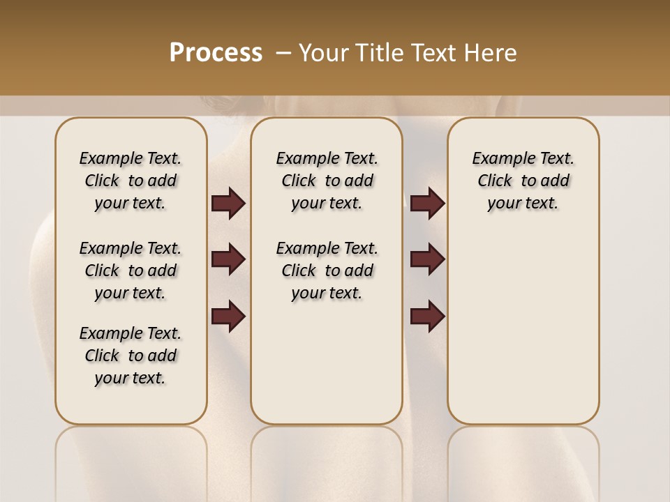 Bodypainting Gold PowerPoint Template