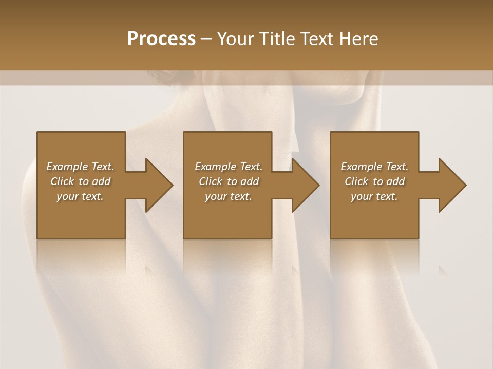 Bodypainting Gold PowerPoint Template