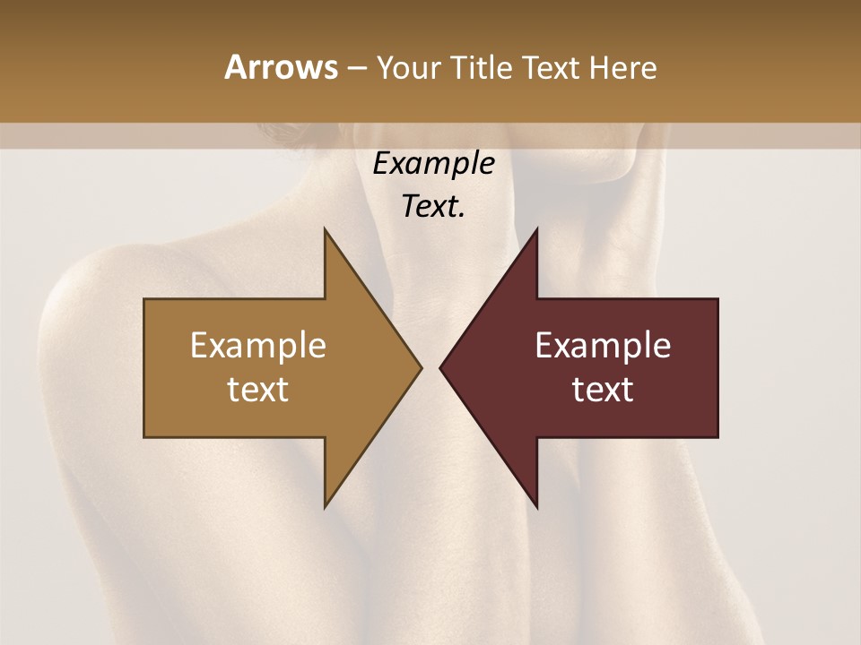 Bodypainting Gold PowerPoint Template