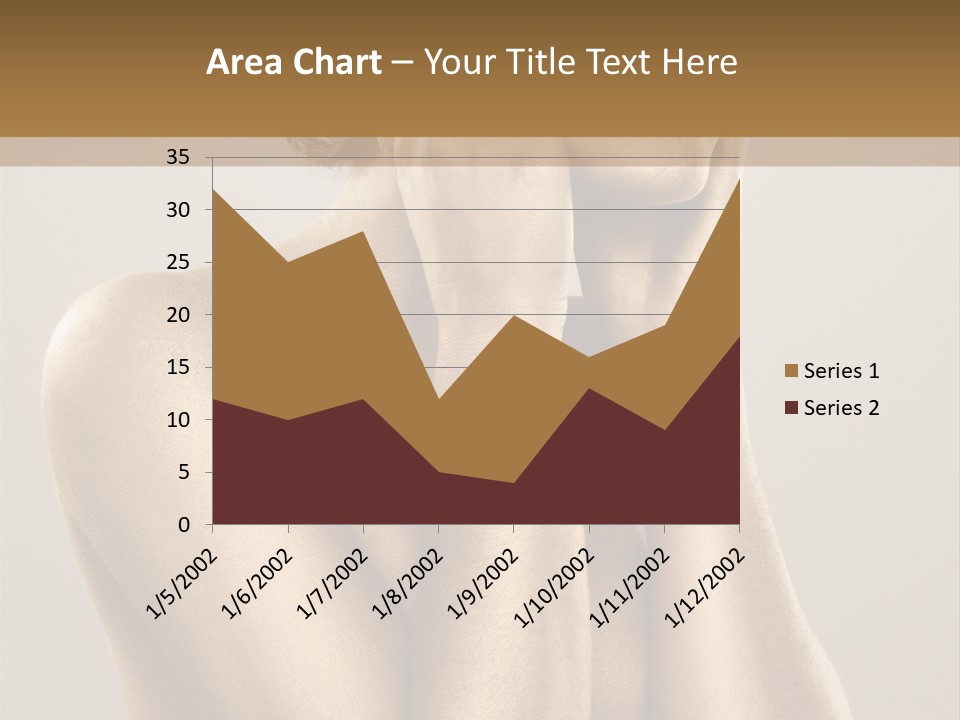 Bodypainting Gold PowerPoint Template