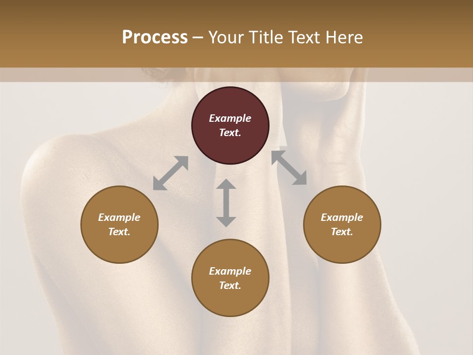 Bodypainting Gold PowerPoint Template