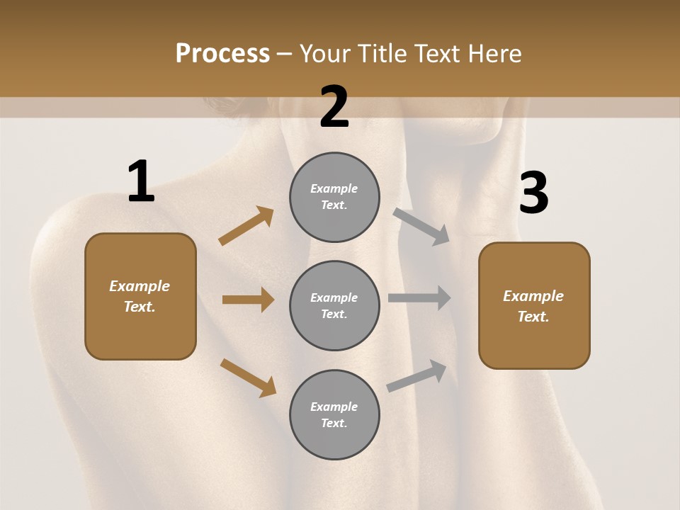 Bodypainting Gold PowerPoint Template