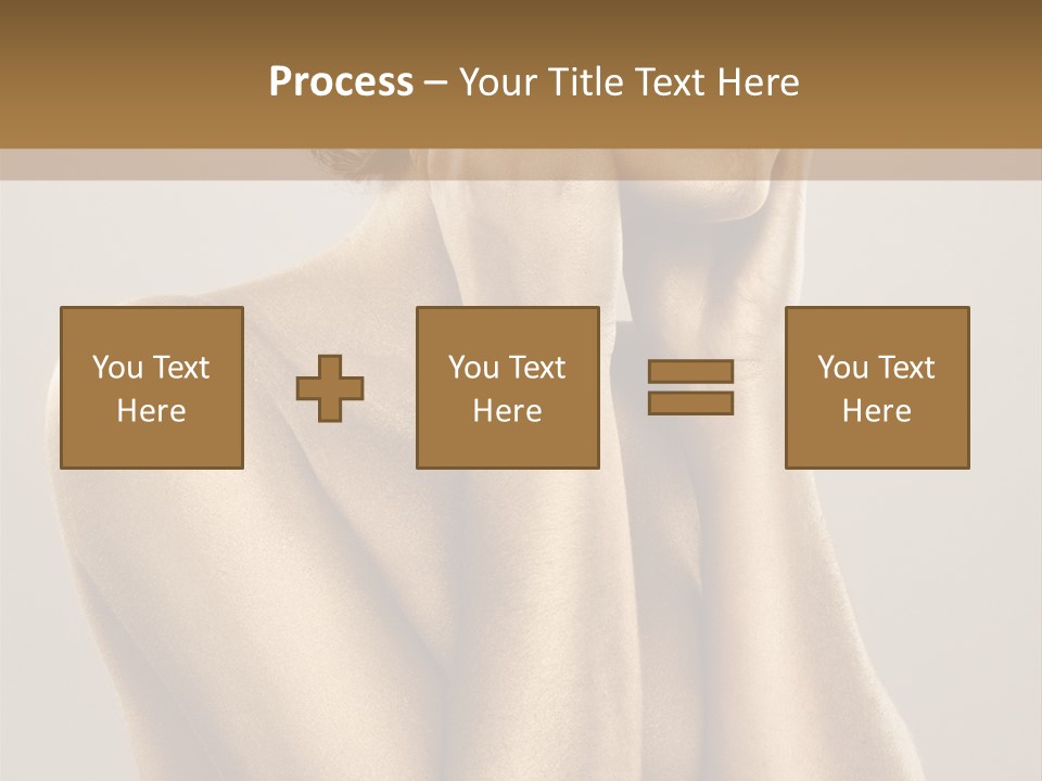 Bodypainting Gold PowerPoint Template