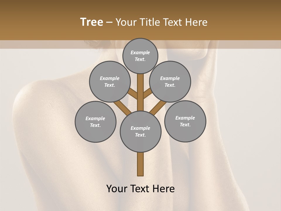 Bodypainting Gold PowerPoint Template