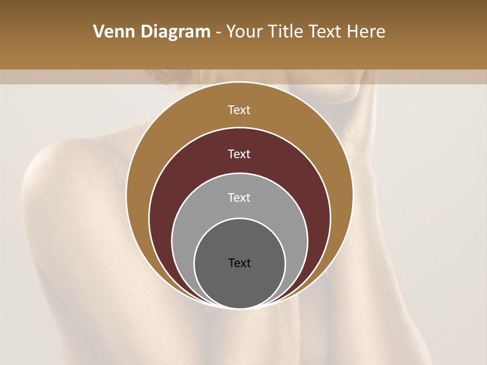 Bodypainting Gold PowerPoint Template