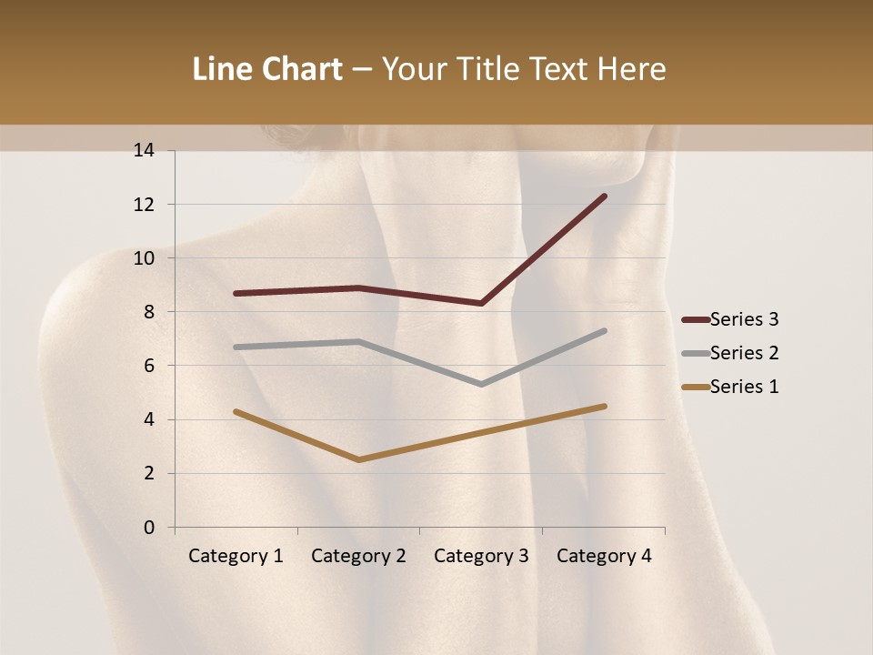 Bodypainting Gold PowerPoint Template