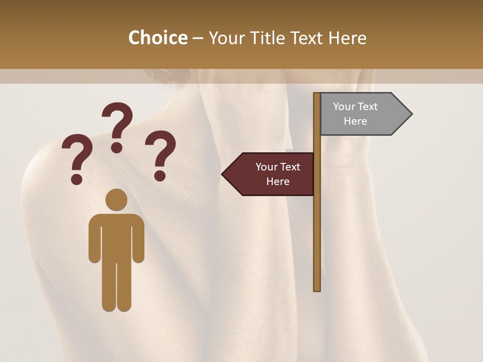 Bodypainting Gold PowerPoint Template