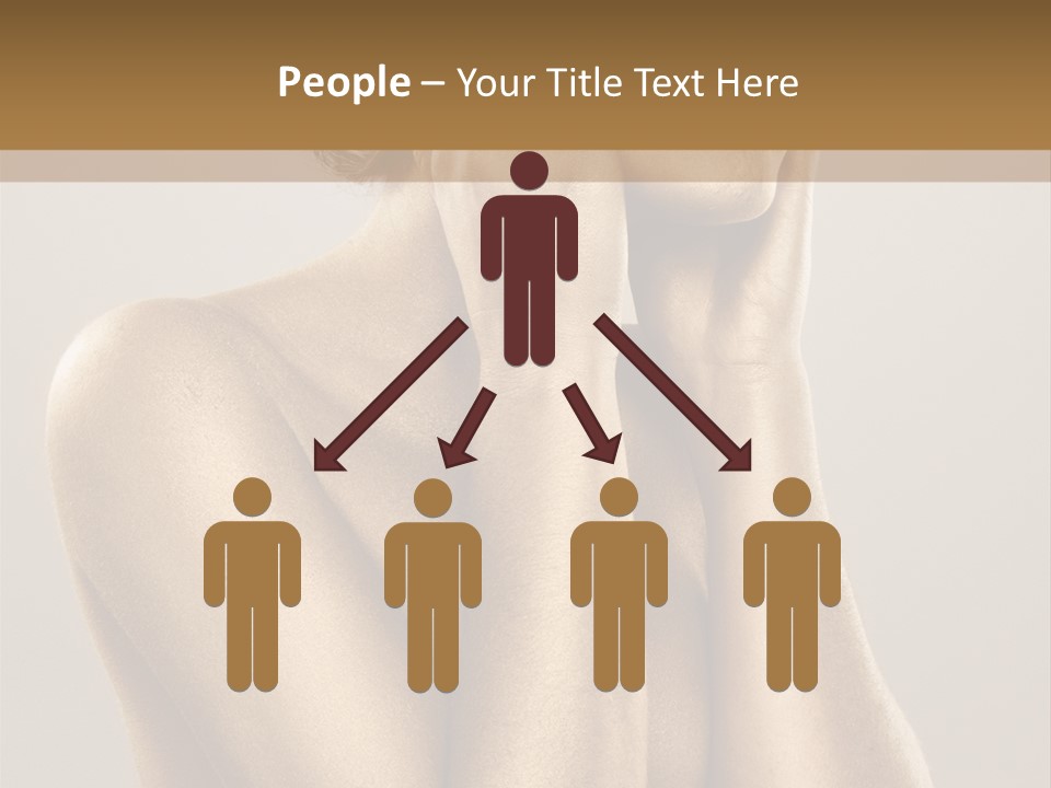 Bodypainting Gold PowerPoint Template