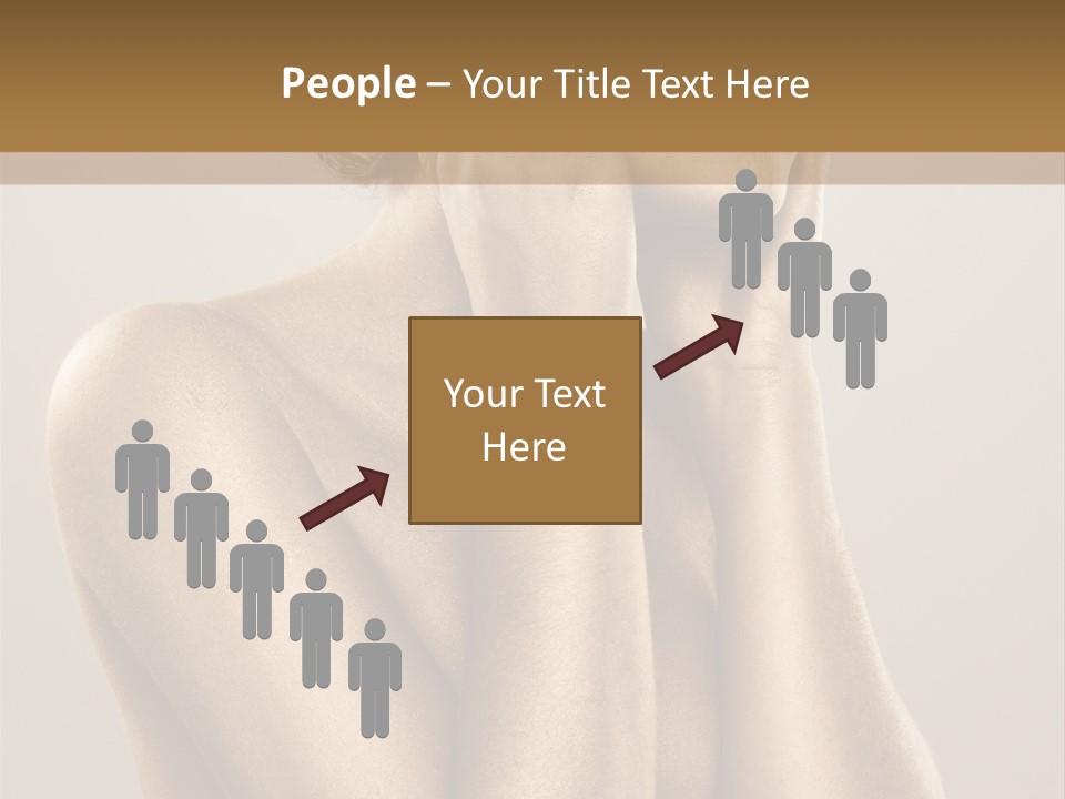 Bodypainting Gold PowerPoint Template