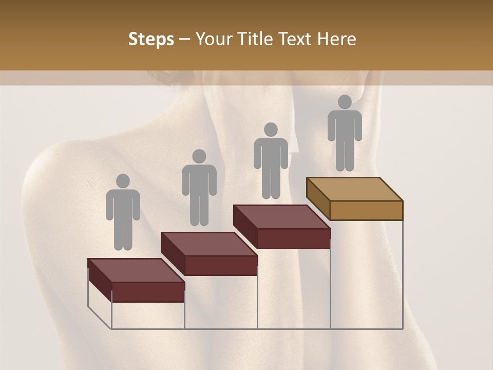 Bodypainting Gold PowerPoint Template