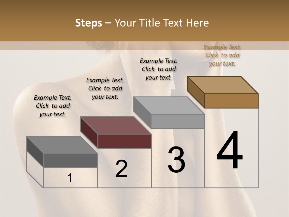 Bodypainting Gold PowerPoint Template