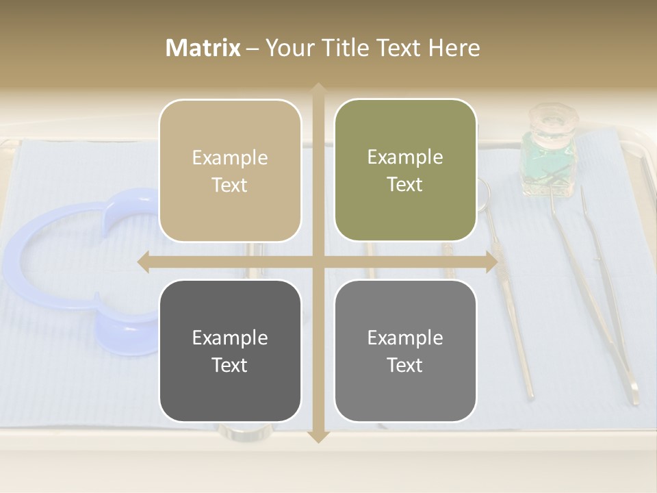 Dental Instrument Set PowerPoint Template