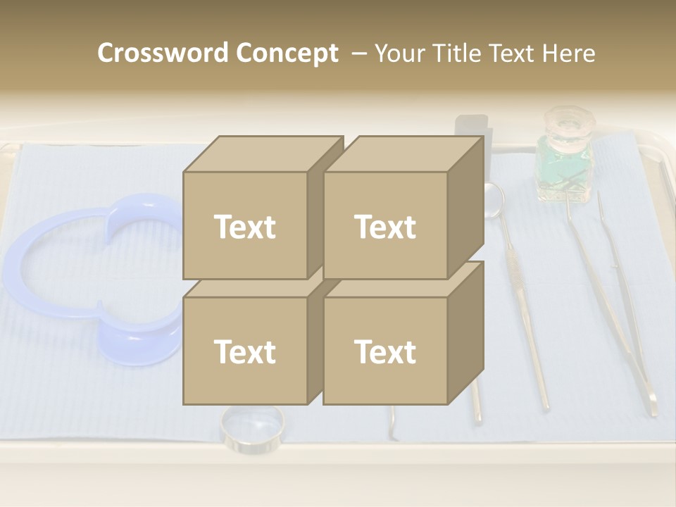 Dental Instrument Set PowerPoint Template