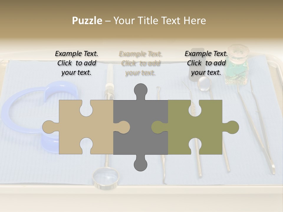 Dental Instrument Set PowerPoint Template