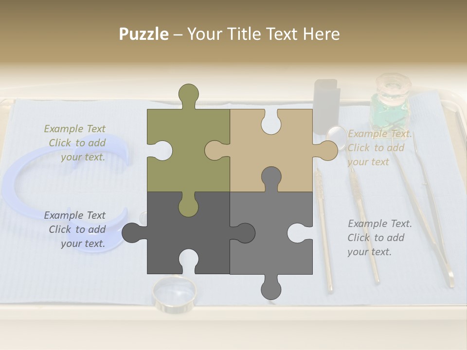 Dental Instrument Set PowerPoint Template