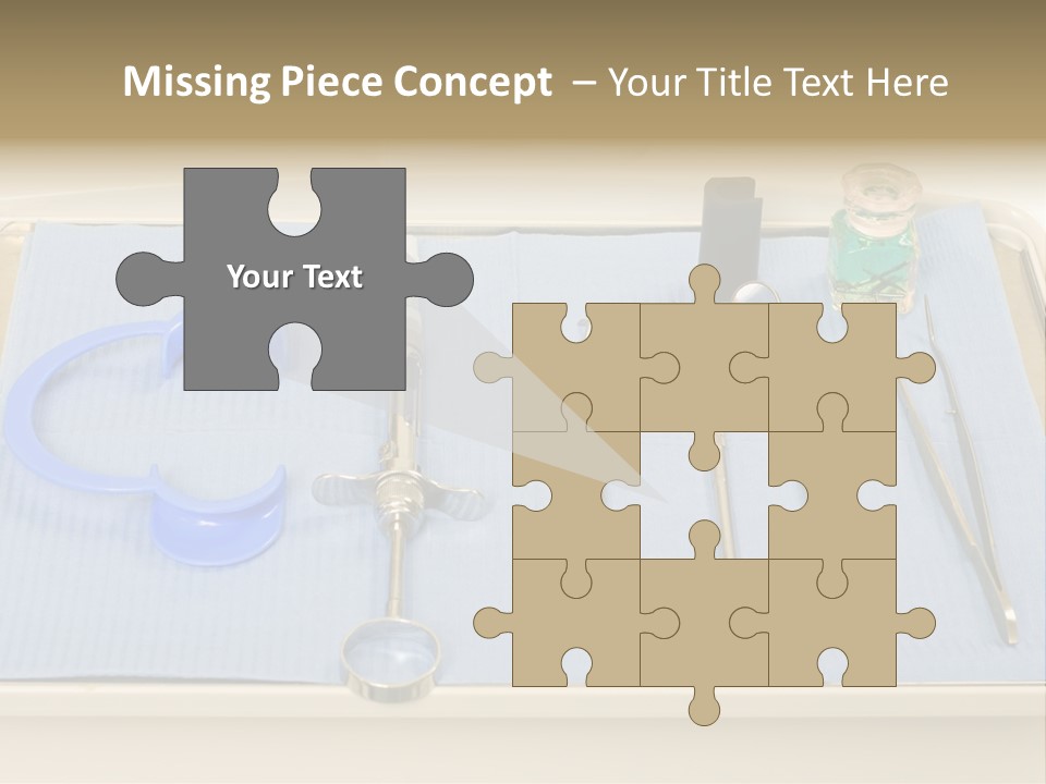 Dental Instrument Set PowerPoint Template