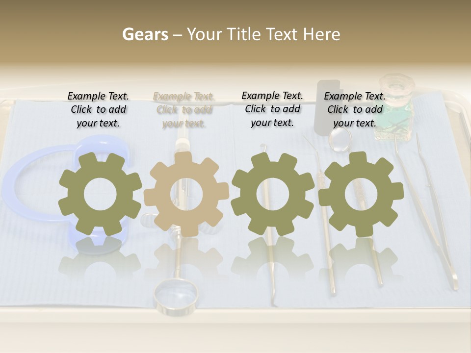 Dental Instrument Set PowerPoint Template