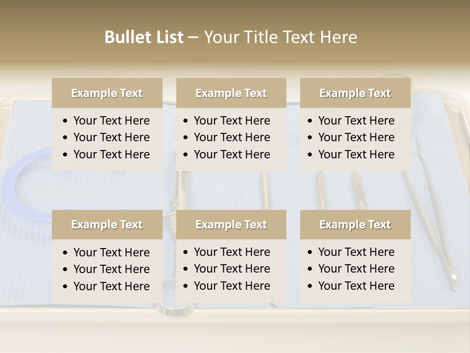 Dental Instrument Set PowerPoint Template