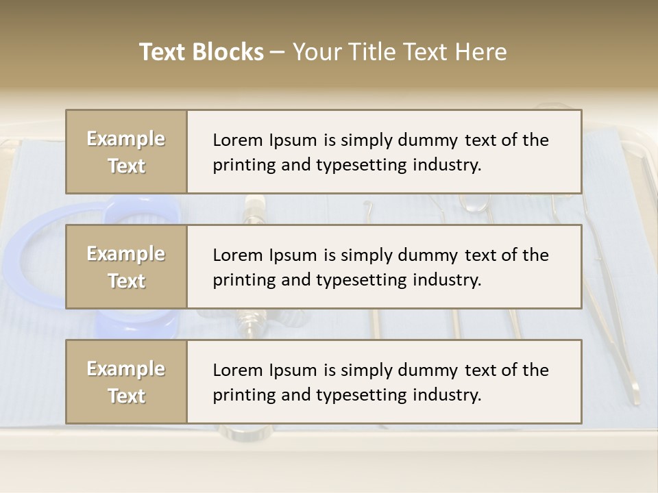 Dental Instrument Set PowerPoint Template