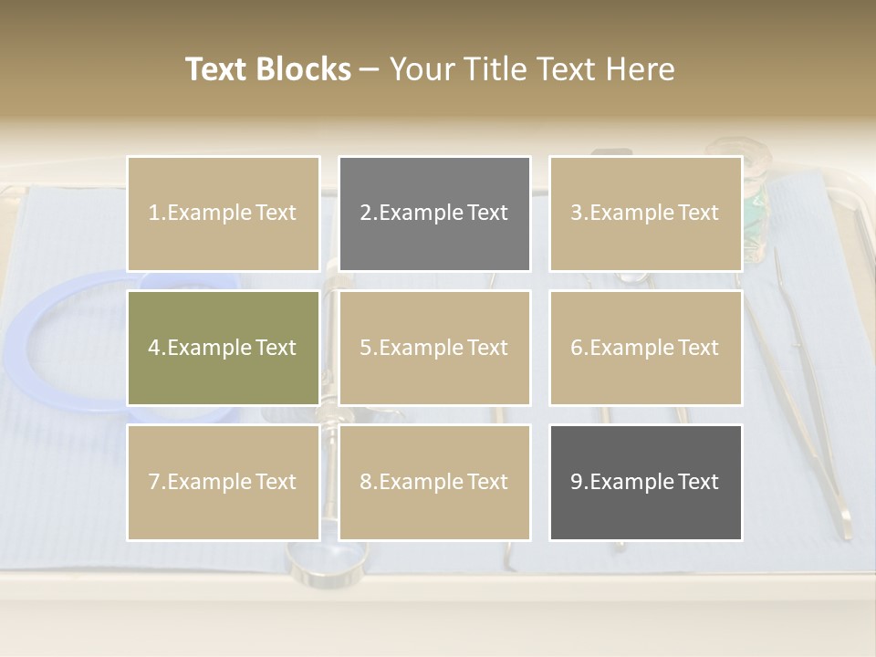Dental Instrument Set PowerPoint Template