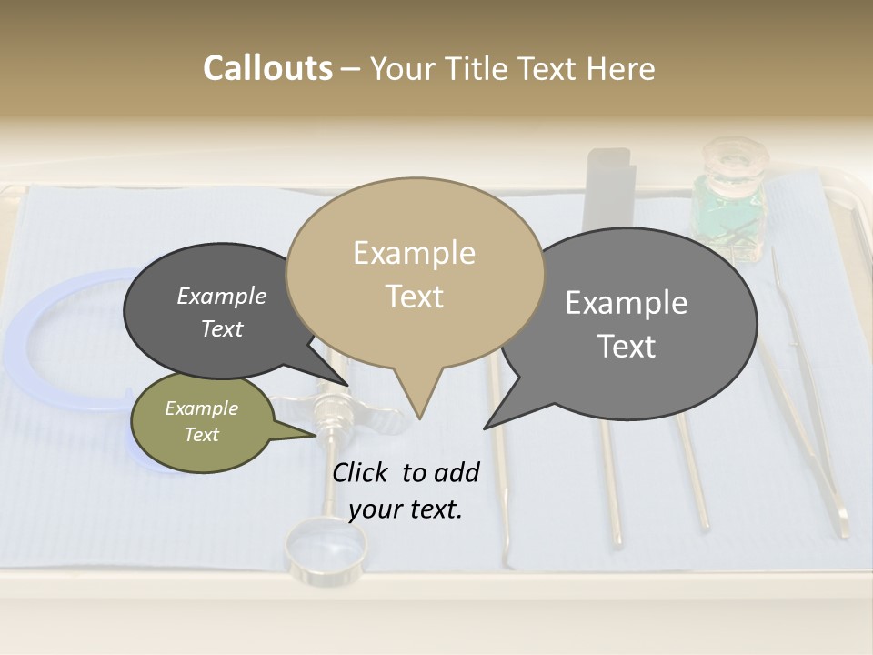 Dental Instrument Set PowerPoint Template