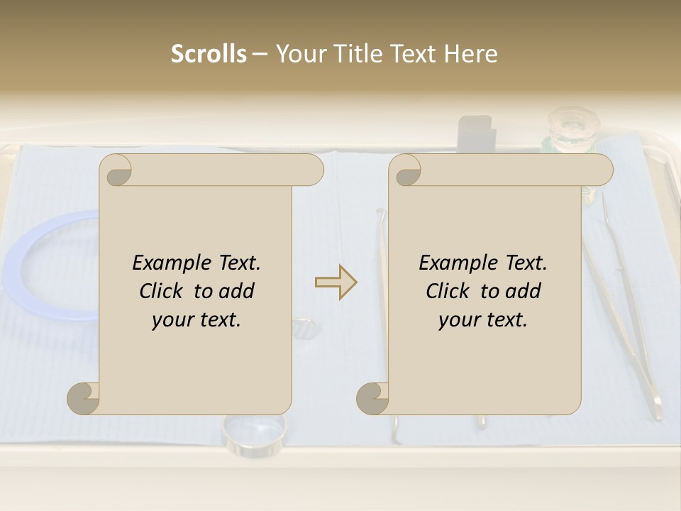 Dental Instrument Set PowerPoint Template