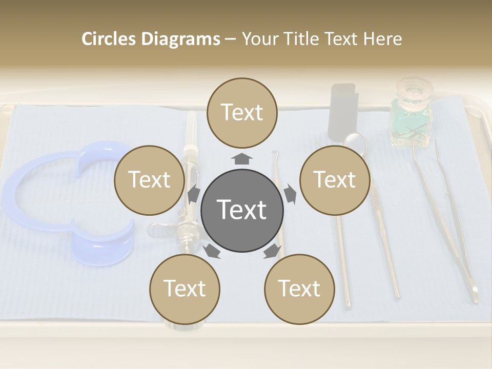Dental Instrument Set PowerPoint Template