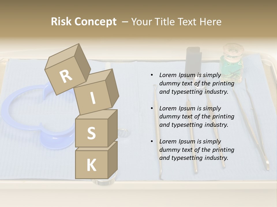 Dental Instrument Set PowerPoint Template