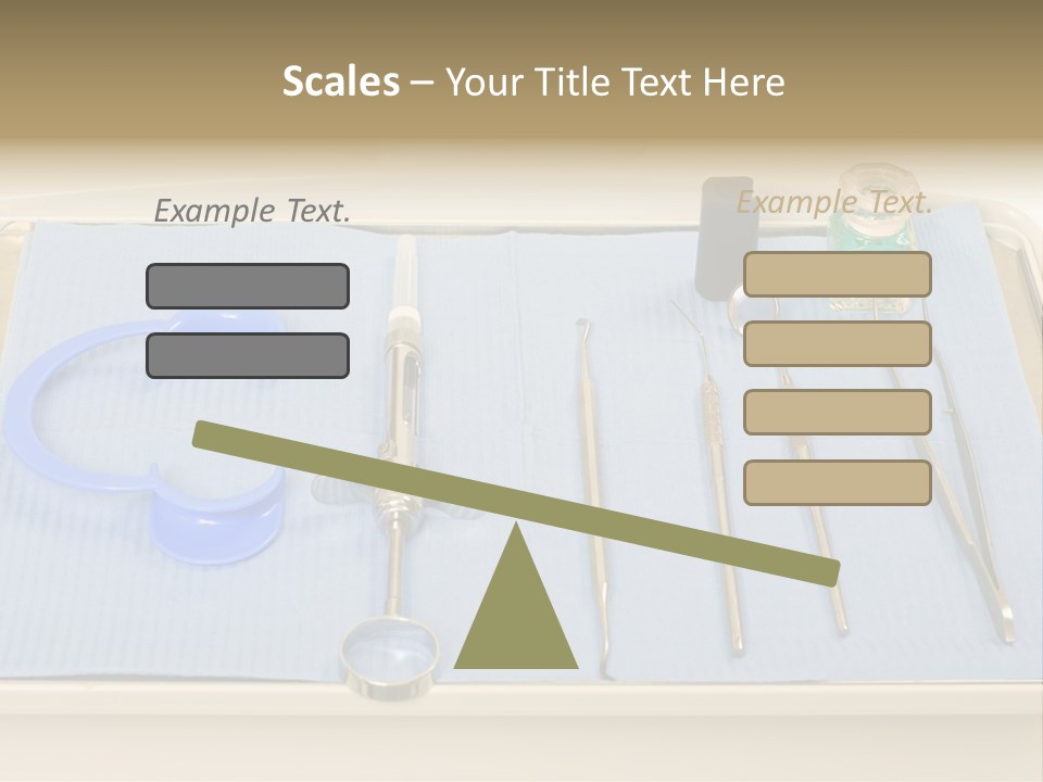 Dental Instrument Set PowerPoint Template