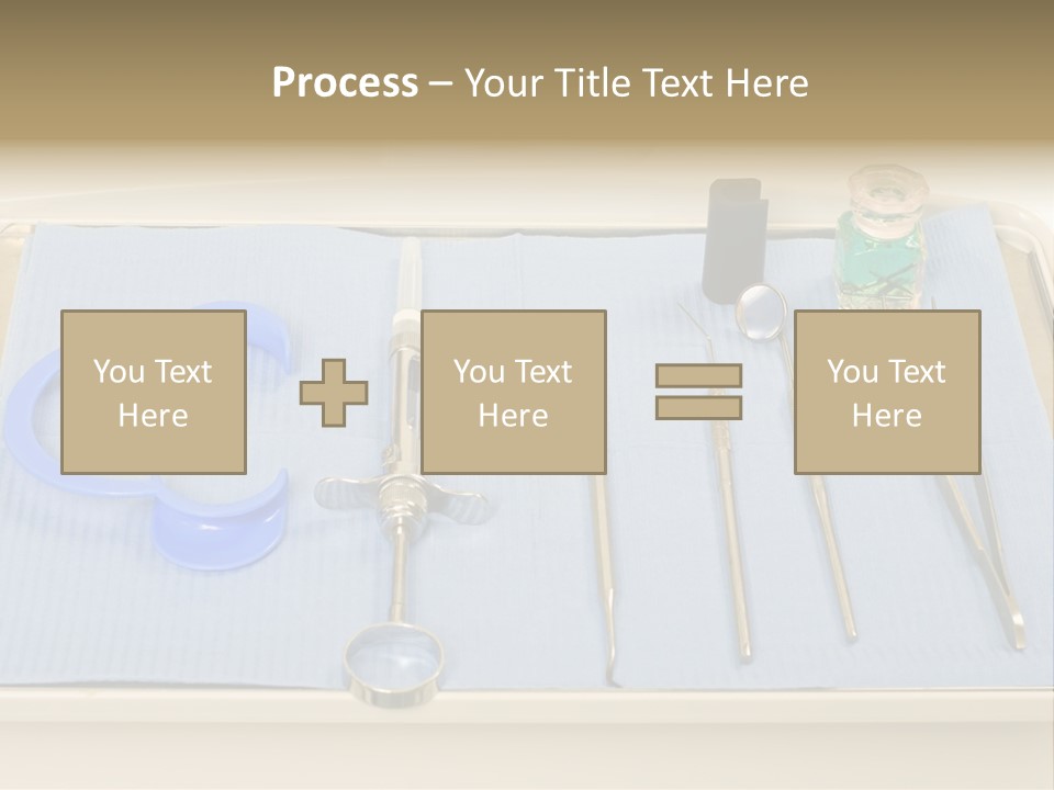 Dental Instrument Set PowerPoint Template