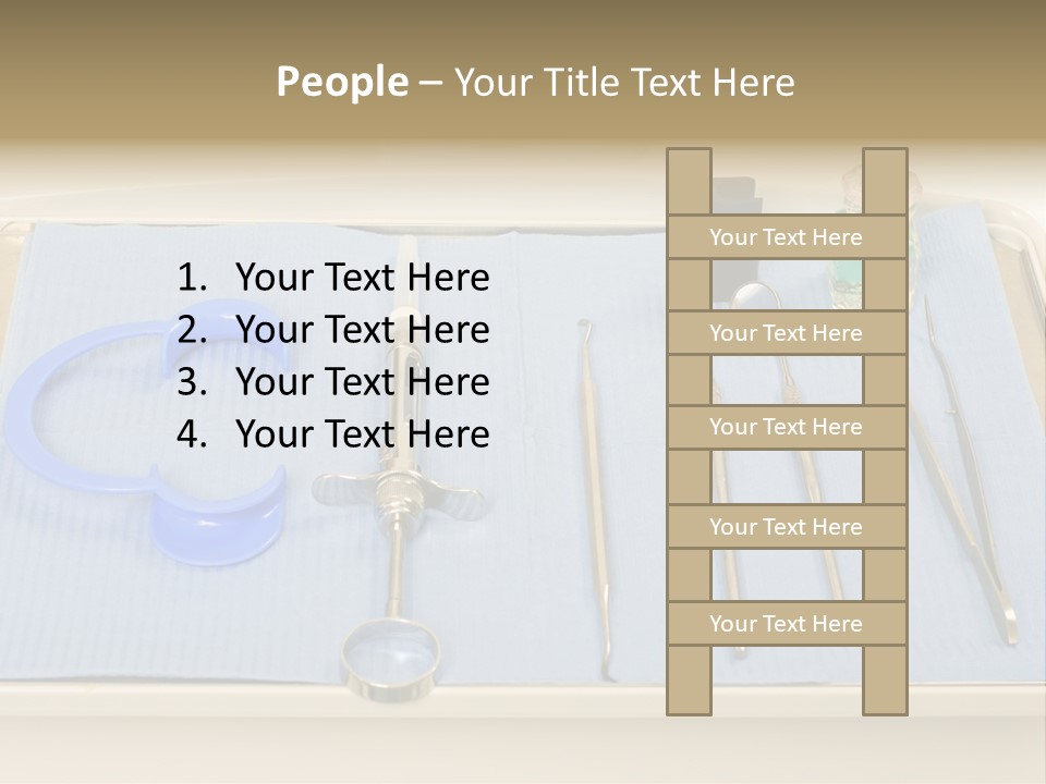 Dental Instrument Set PowerPoint Template